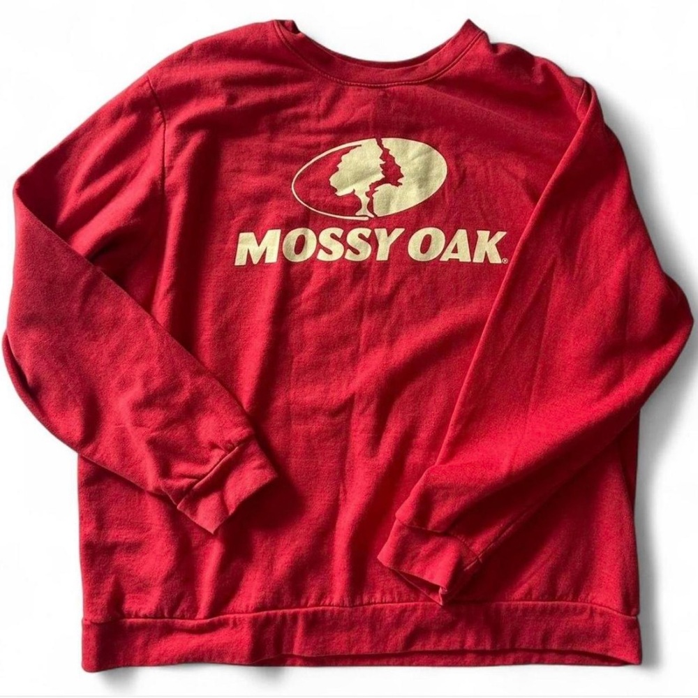 Vintage Y2K Mossy Oak red crewneck sweatshirt